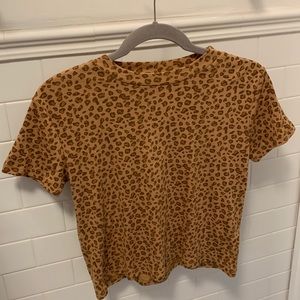 Topshop cropped T-shirt